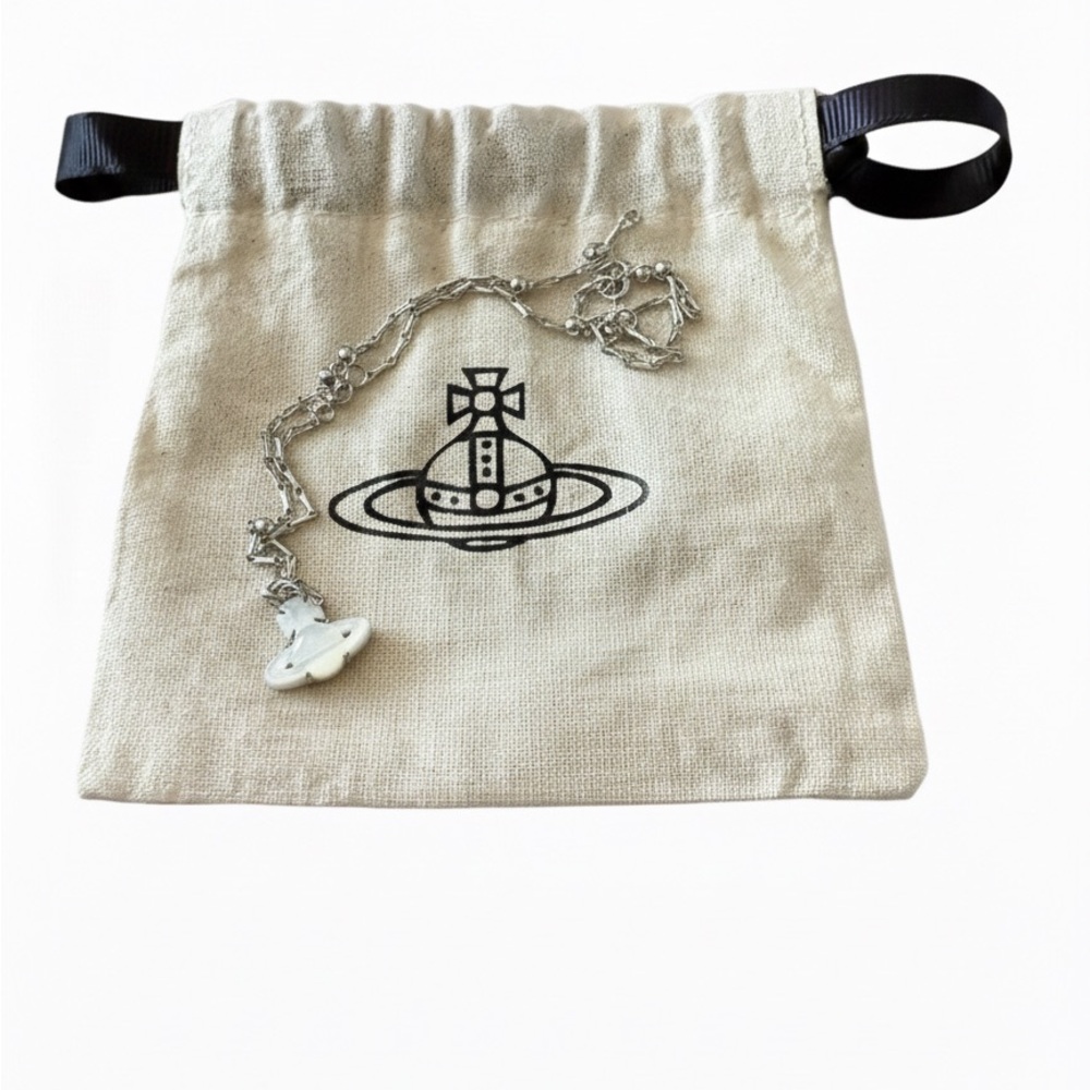 Vivienne Westwood Silver and White Necklace